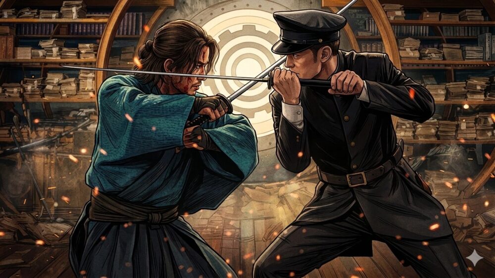 ドラマ「イクサガミ」のイメージイラスト